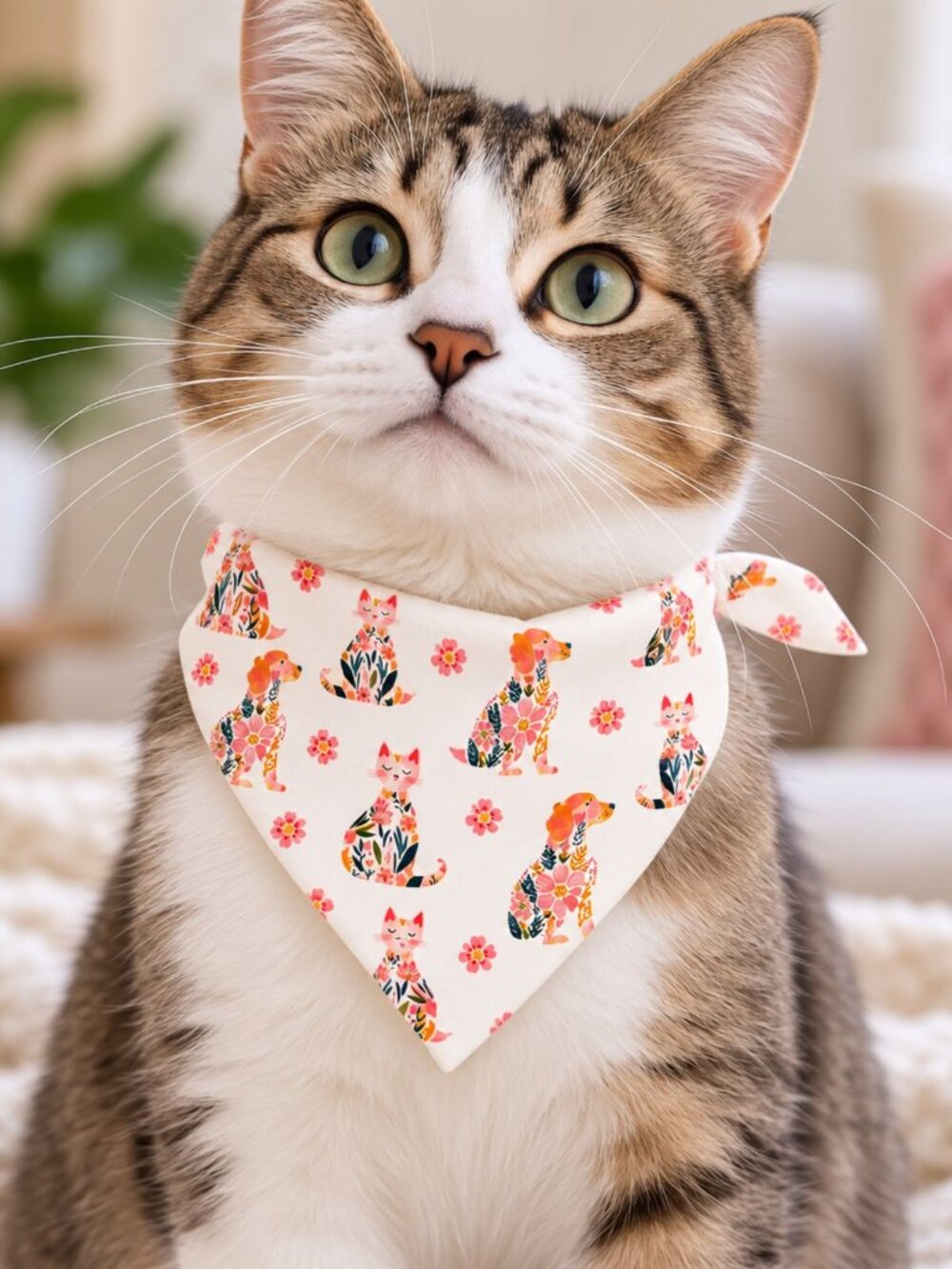 GRIFFY & DRAKE Petal Pets Dog Bandana XS Floral